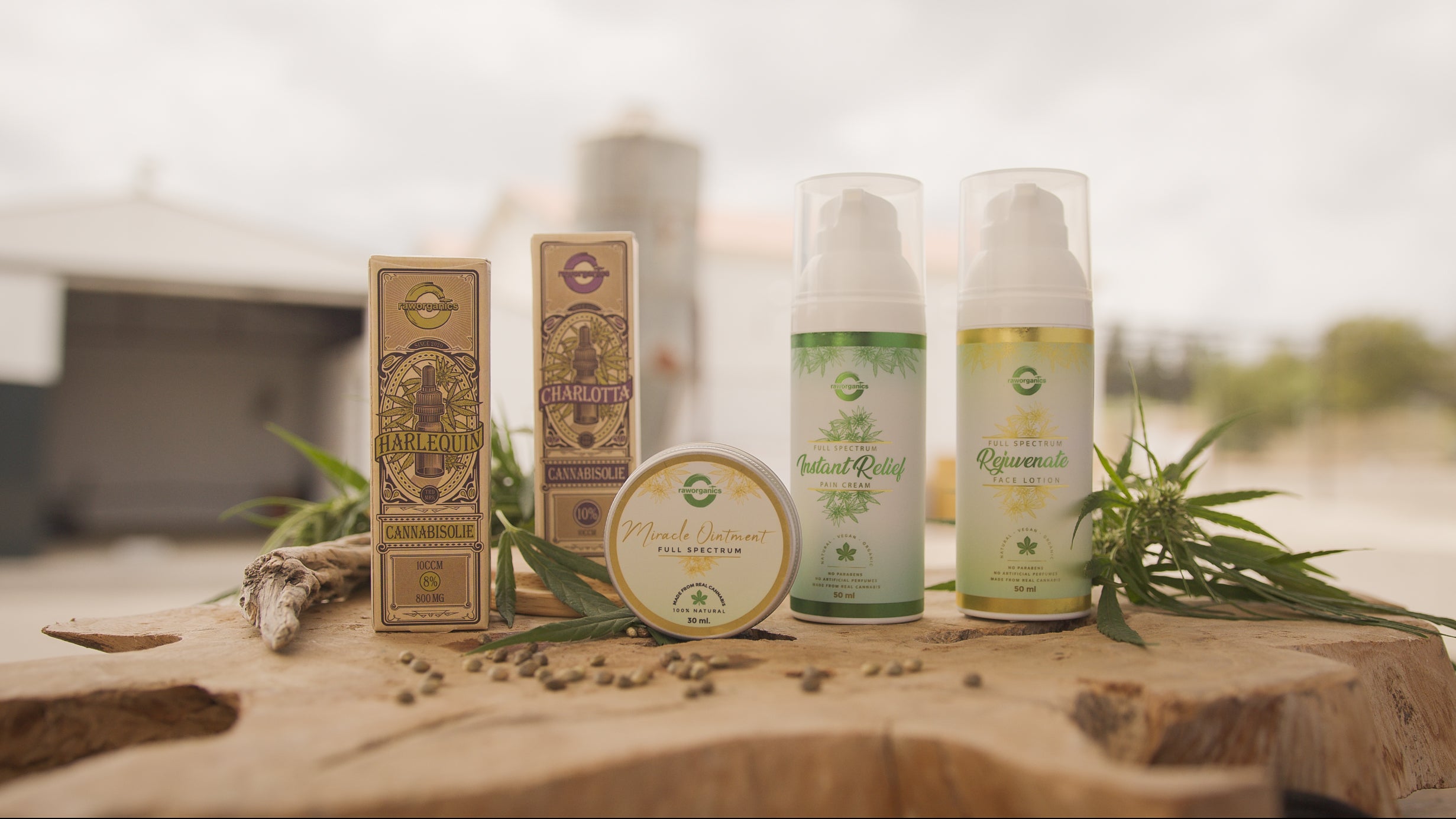 Cannabisolja og CBD kräm