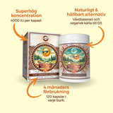 Vegansk Vitamin D (120 kapslar)