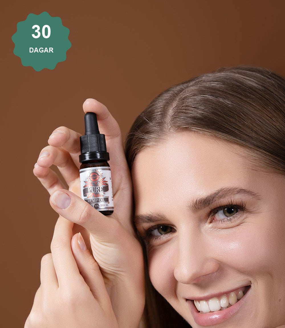 Nojd kund med Raw Organics olja - 30 dagars nojdhetsgaranti